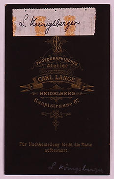 Königsberger Leo, ritratto