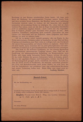 Kepler Giovanni [Johann]